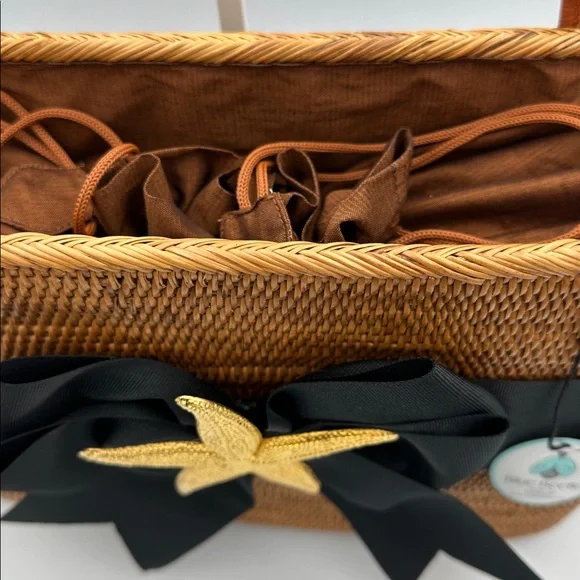 Lisi Lerch Bosom Buddy Bag with Black Bow & starfish - Picture 4 of 14